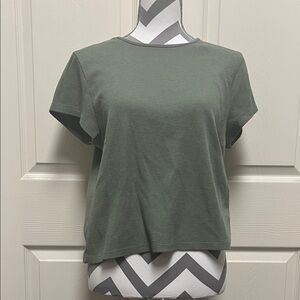 Classic Olive Green Women's Top